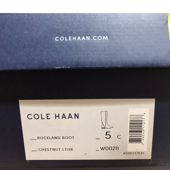 Cole Haan Women’s Rockland Boot Chestnut Leather, Size 5M - Picture 6 of 6